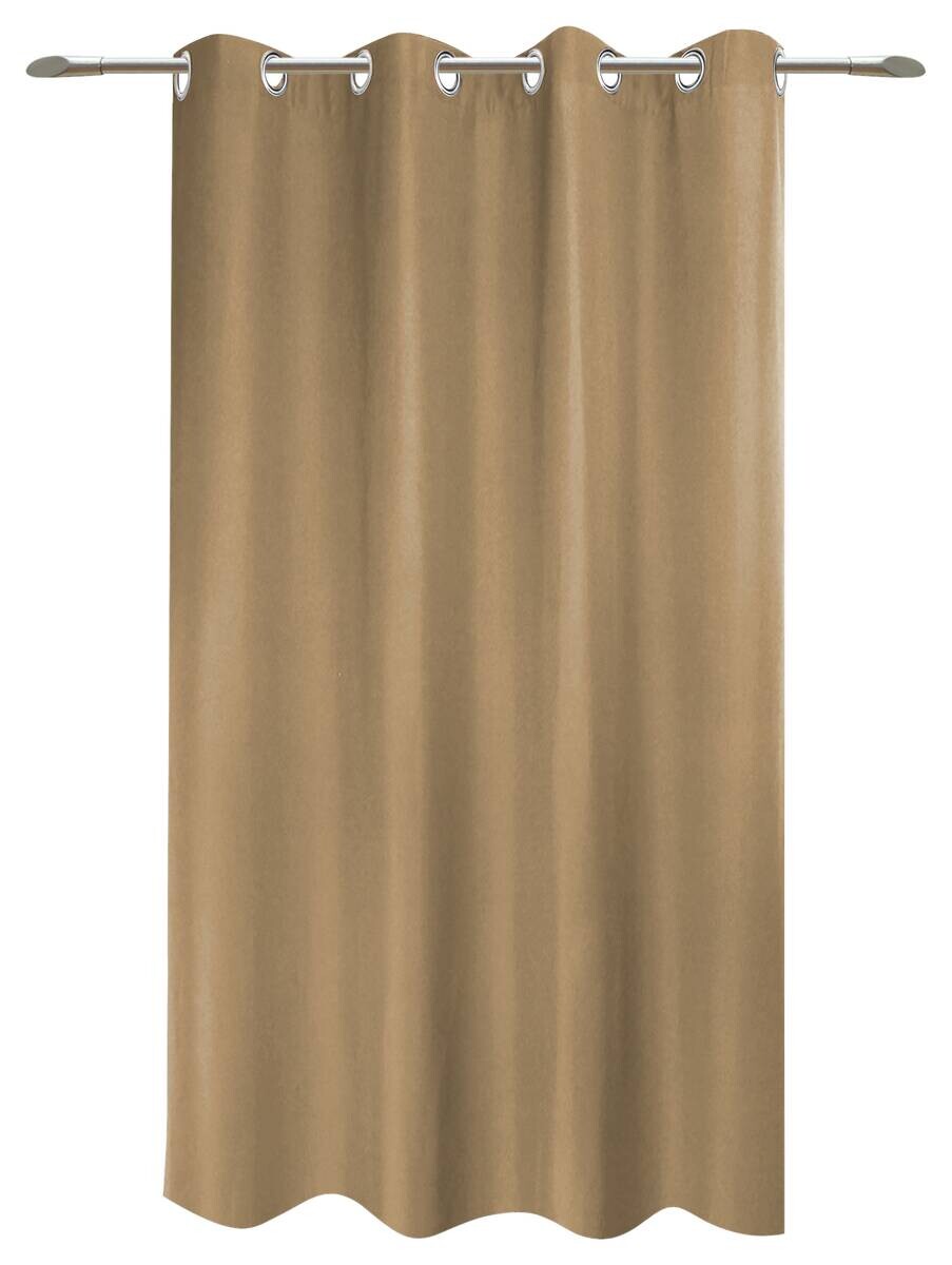 POCOline Ösenvorhang Sorrento Mocha Mousse B/L: ca. 140x175 cm