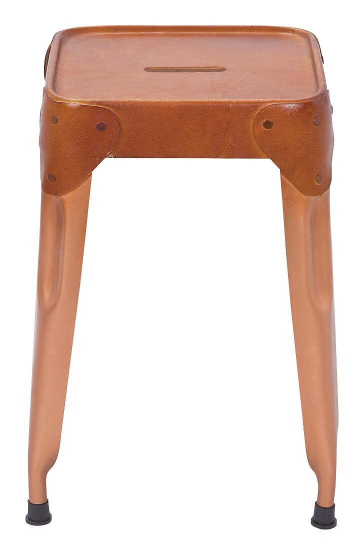 Inter Link Hocker Reema Kupfer Metall B/H/T: ca. 35x45x35 cm