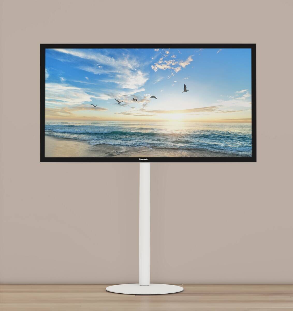 VCM TV-StandfußCirla weiß