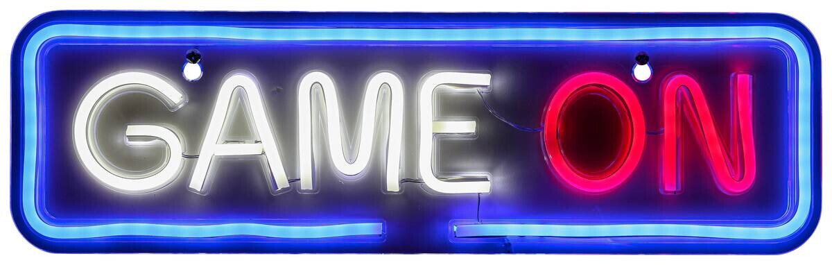 Nolo LED-Neon_Wandleuchte Game Acryl B/H/L: ca. 14x1,6x39 cm