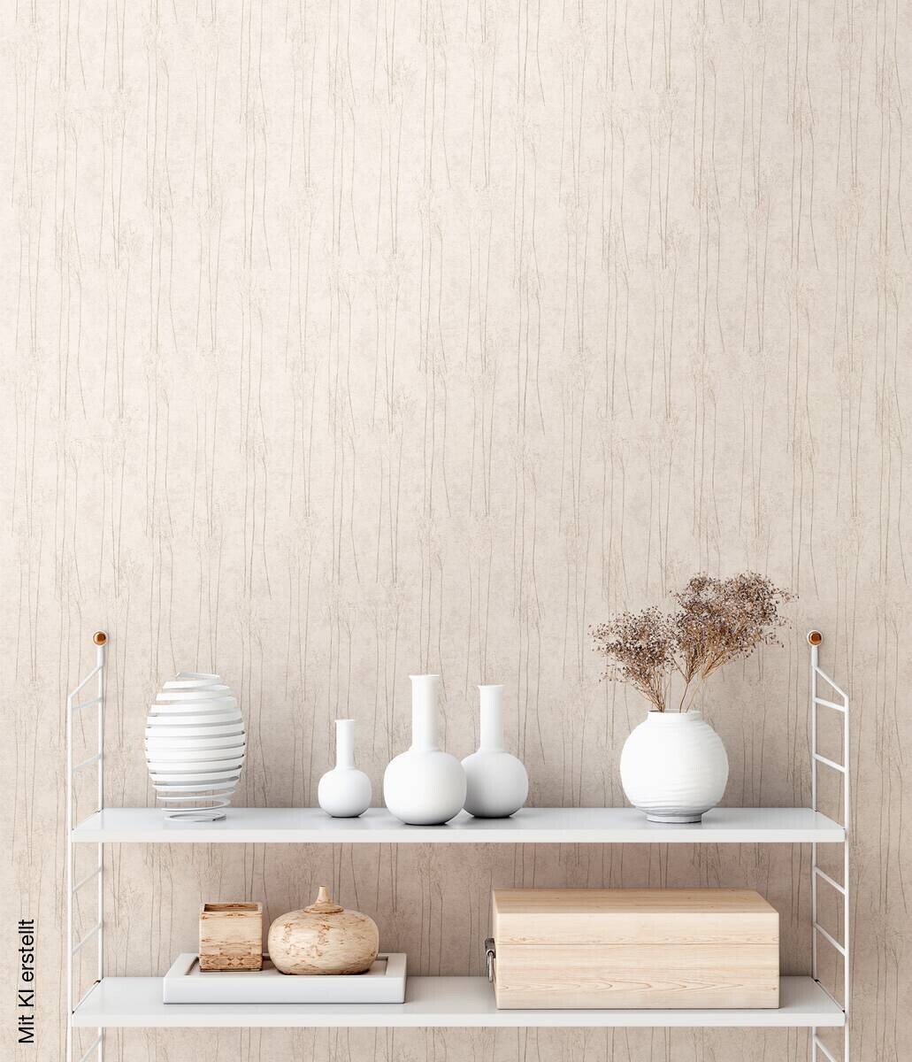 A.S.Creation Vliestapete beige B/H/D: ca. 53x1005x8,5 cm