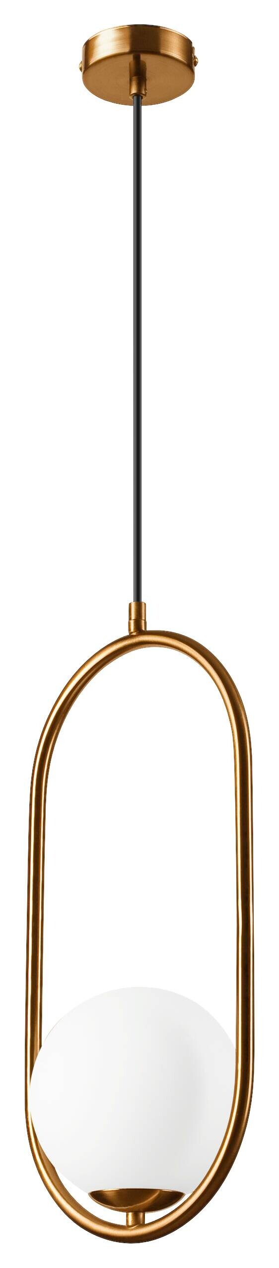 Lamkur Pendelleuchte AMBER 47478 messing Glas Metall H/L: ca. 140x20 cm G9 1 Brennstellen