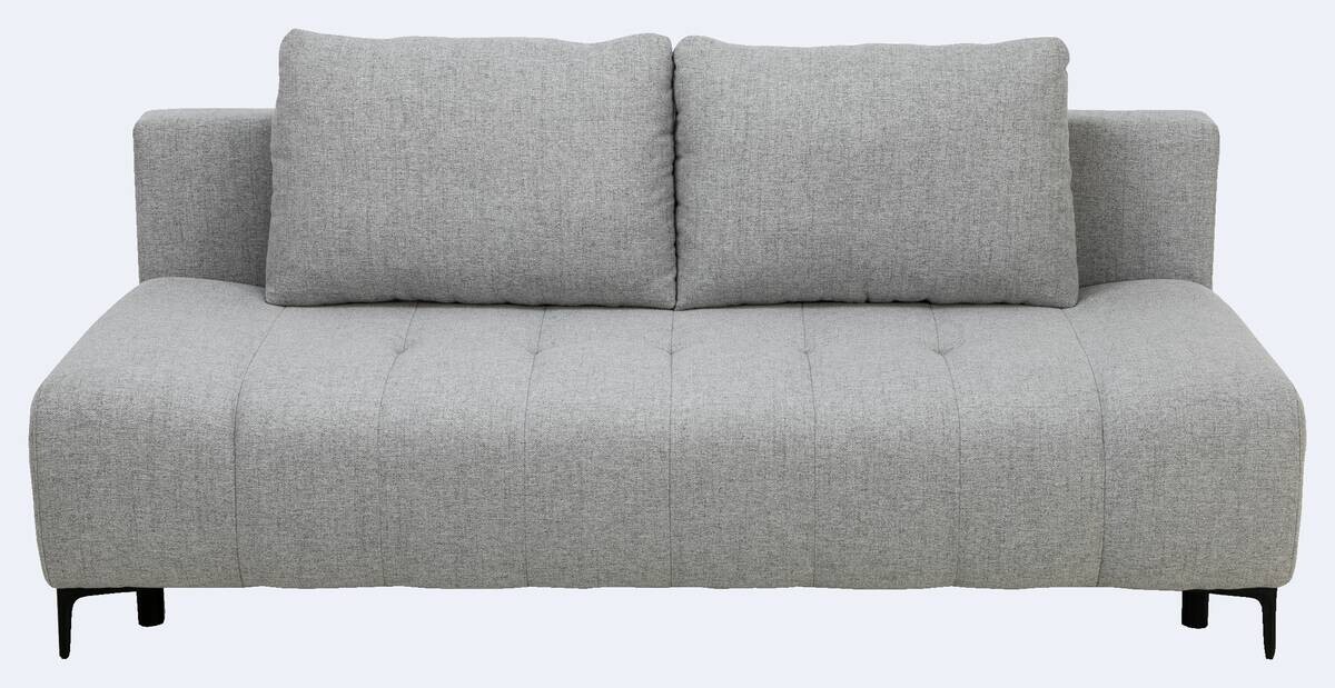 Schlafsofa hellgrau Webstoff B/H/T: ca. 195x88x95 cm