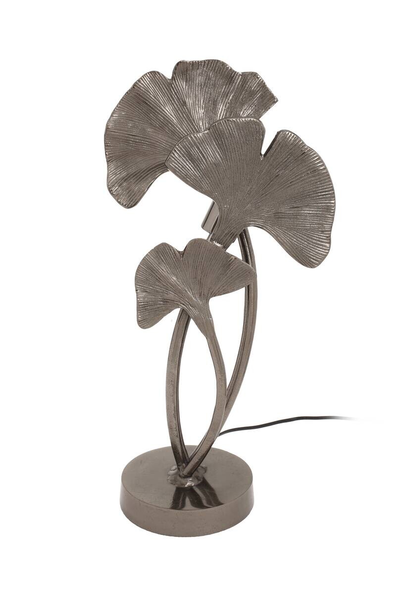 Kayoom Tischleuchte schwarz PVC Aluminium B/H/L: ca. 28x52x16 cm E27 1 Brennstellen