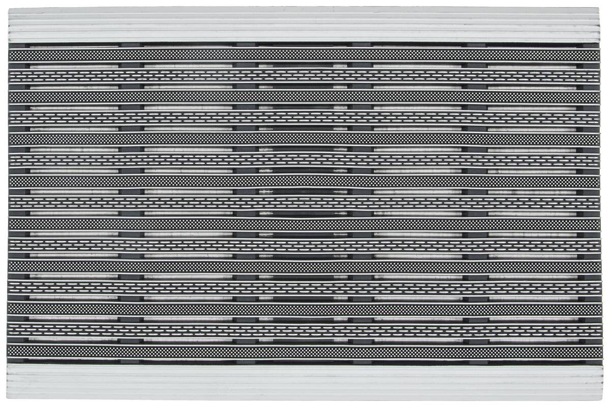 Fußmatte Silbergrau B/L: ca. 39x59 cm