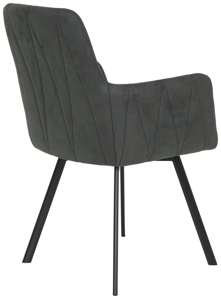 Essgruppe Gesa II Eiche anthrazit Holzwerkstoff B/H/T: ca. 180x76x90 cm