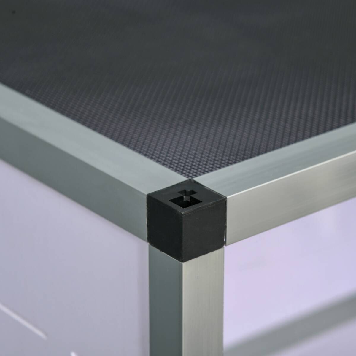 PawHut Terrarium silber Polyester B/H/L: ca. 40x120x40 cm