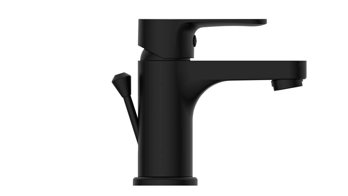 Waschtisch-Armatur Claudio mattschwarz