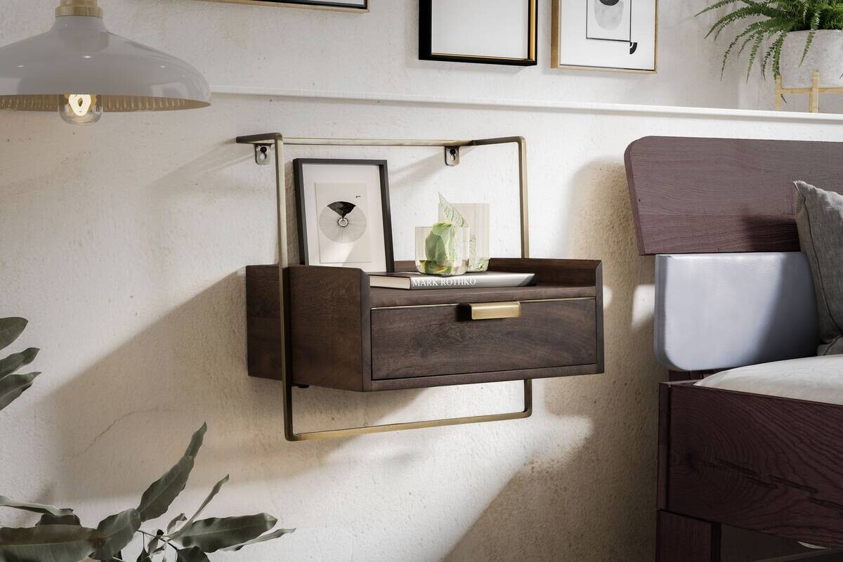 Nachtkonsole schwarz B/H/T: ca. 44x45x35 cm