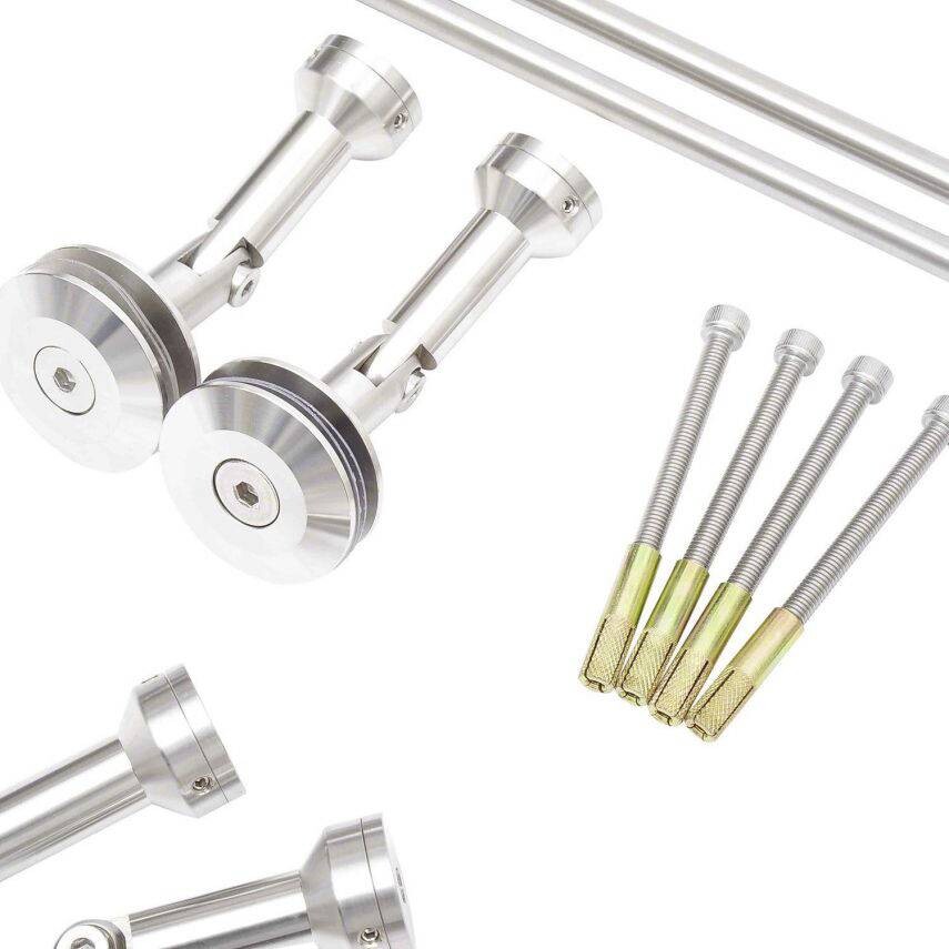 HOMCOM Vordach transparent