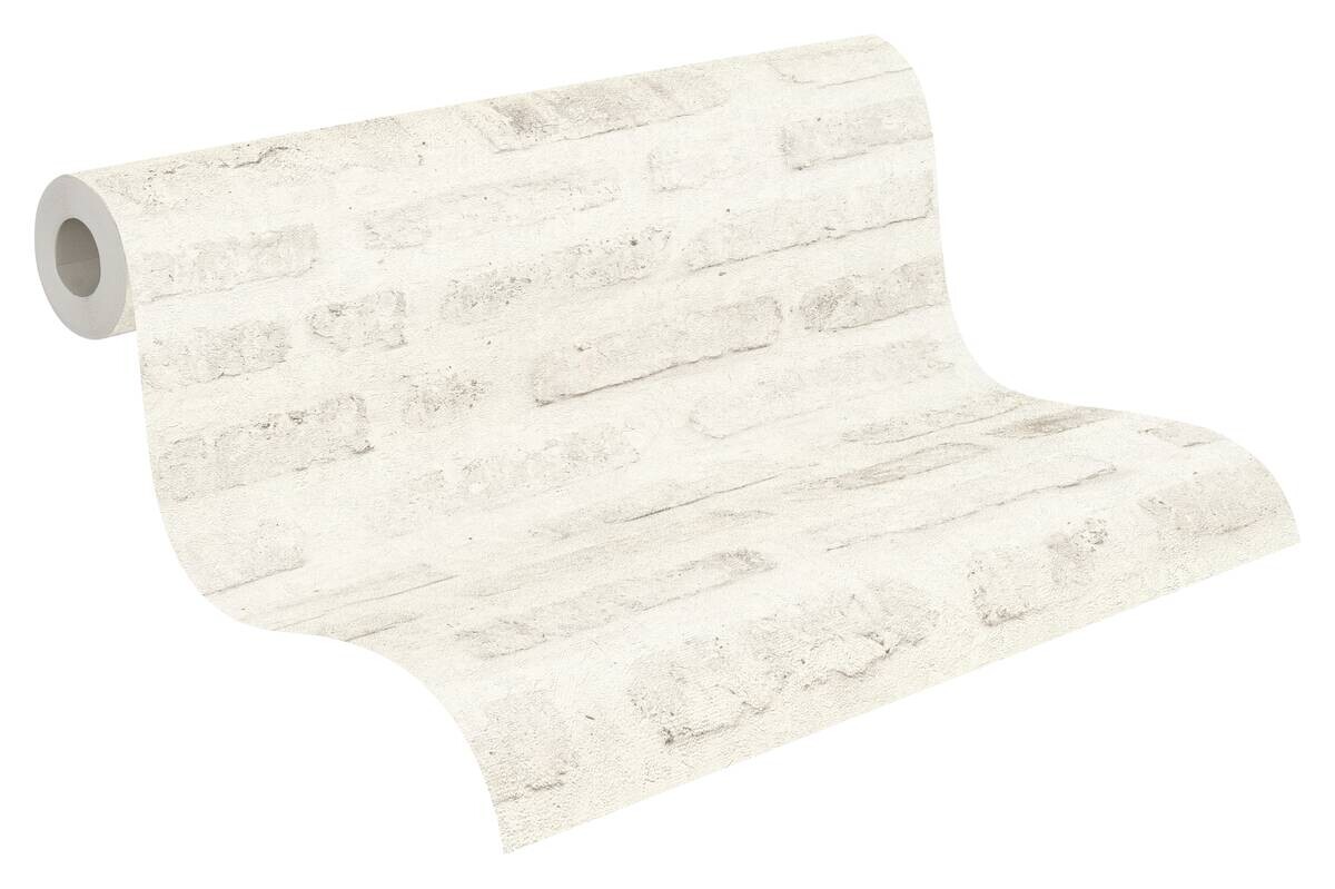 A.S.Creation Vliestapete grau weiß B/H/D: ca. 53x1005x8,5 cm