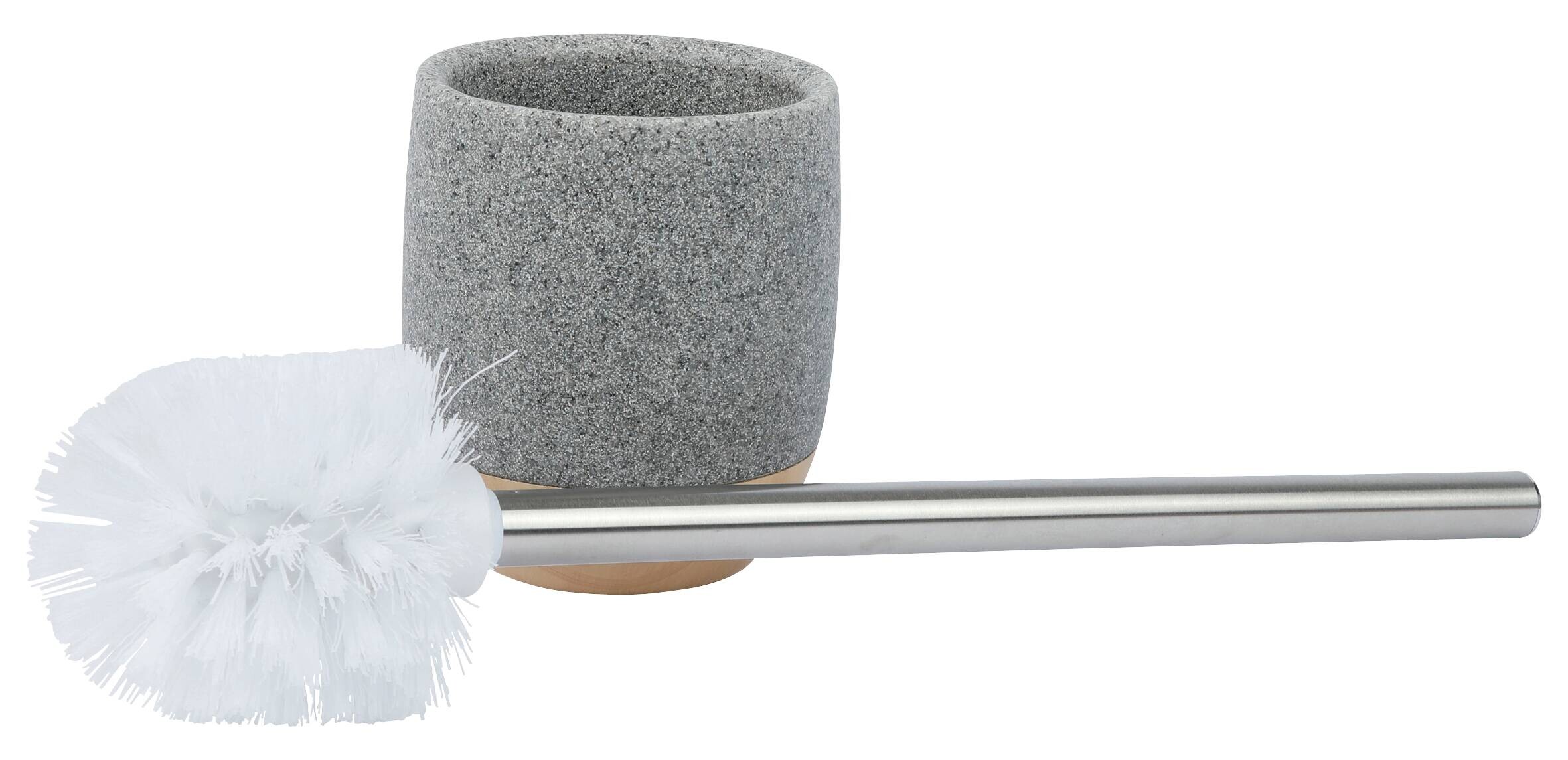 Axentia WC-Garnitur Axentia steingrau Kunststoff