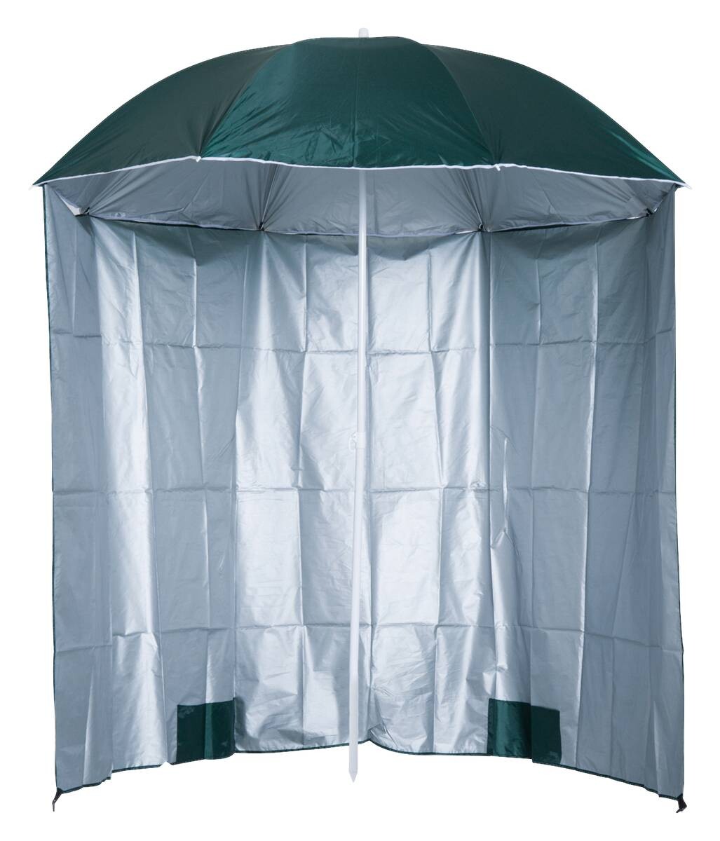 Outsunny Sonnenschirm grün Metall H/D: ca. 200x200 cm