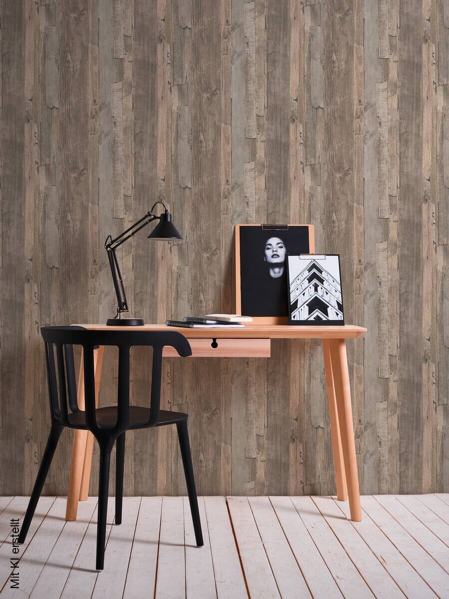 A.S.Creation Vliestapete braun beige B/H/D: ca. 53x1005x9 cm