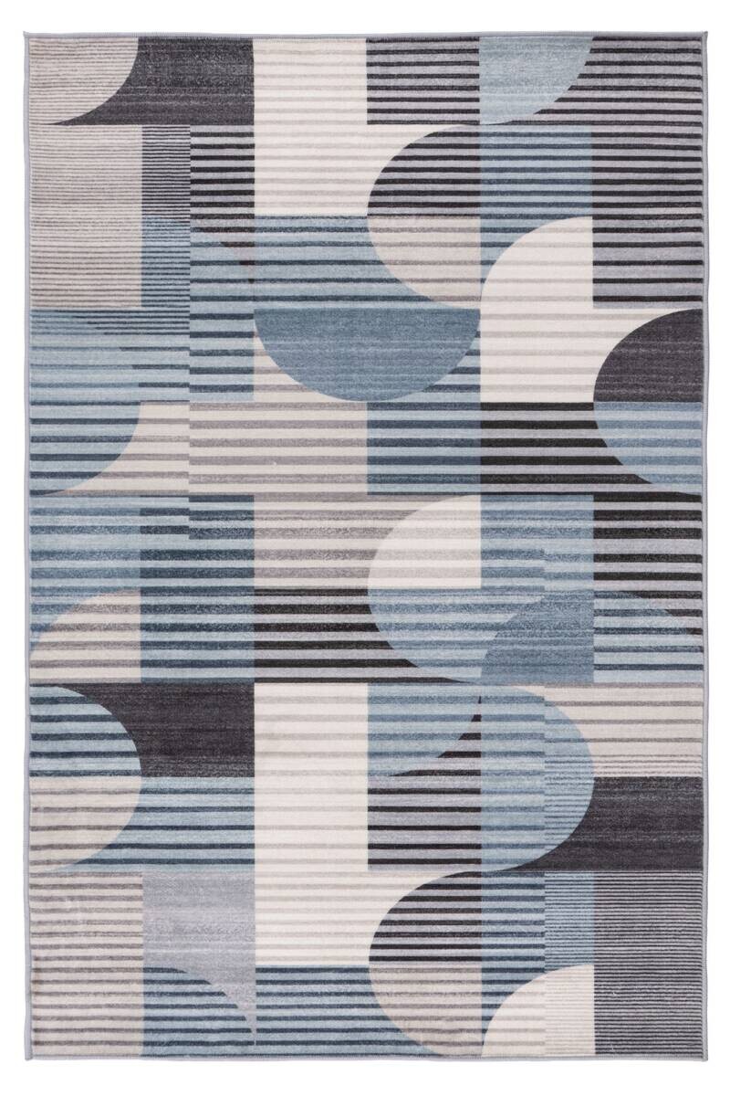 Kayoom Teppich Bluster 425 blau B/L: ca. 120x170 cm