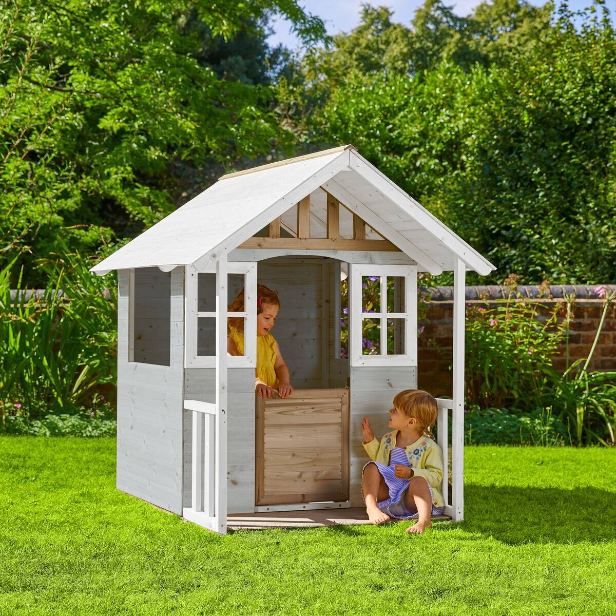 Zwerkules Spielhaus Valli weiß B/H/L: ca. 121x140x137 cm