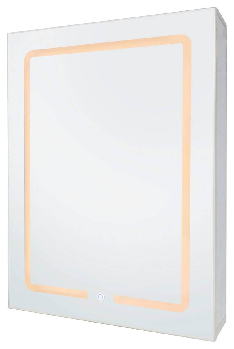 Spiegelschrank Josi weiß B/H/T: ca. 60x80x15 cm