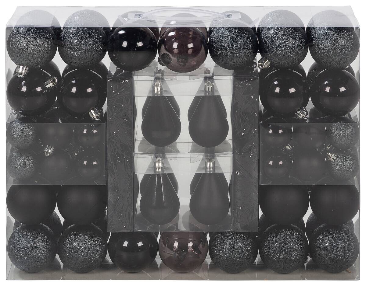 POCOline Weihnachtskugel schwarz B/H/L: ca. 11,6x31x40,6 cm