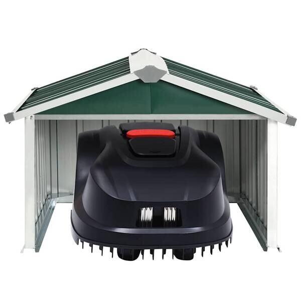 Rasenmäher-Garage grün B/H/L: ca. 97x63x92 cm