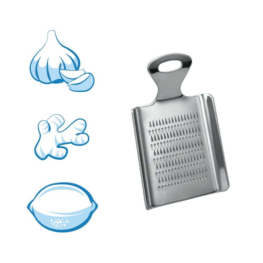 Metaltex Reibe silber Edelstahl B/H/L: ca. 8x16x9,5 cm