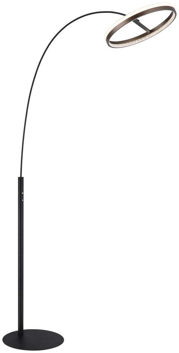 GLOBO LED-Pendelleuchte grau schwarz Metall Kunststoff B/H/L: ca. 39,5x190,4x92,5 cm 1 Brennstellen