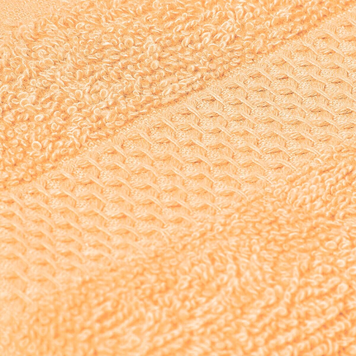 POCOline Duschtuch Lia helles apricot 100% Baumwolle B/L: ca. 65x130 cm