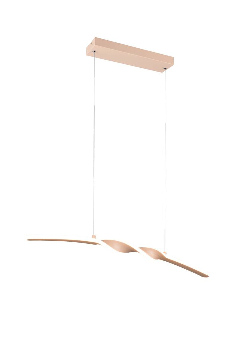 Reality LED Pendelleuchte Ginko sand Metall B/H/T: ca. 79x15x9 cm 1 Brennstellen
