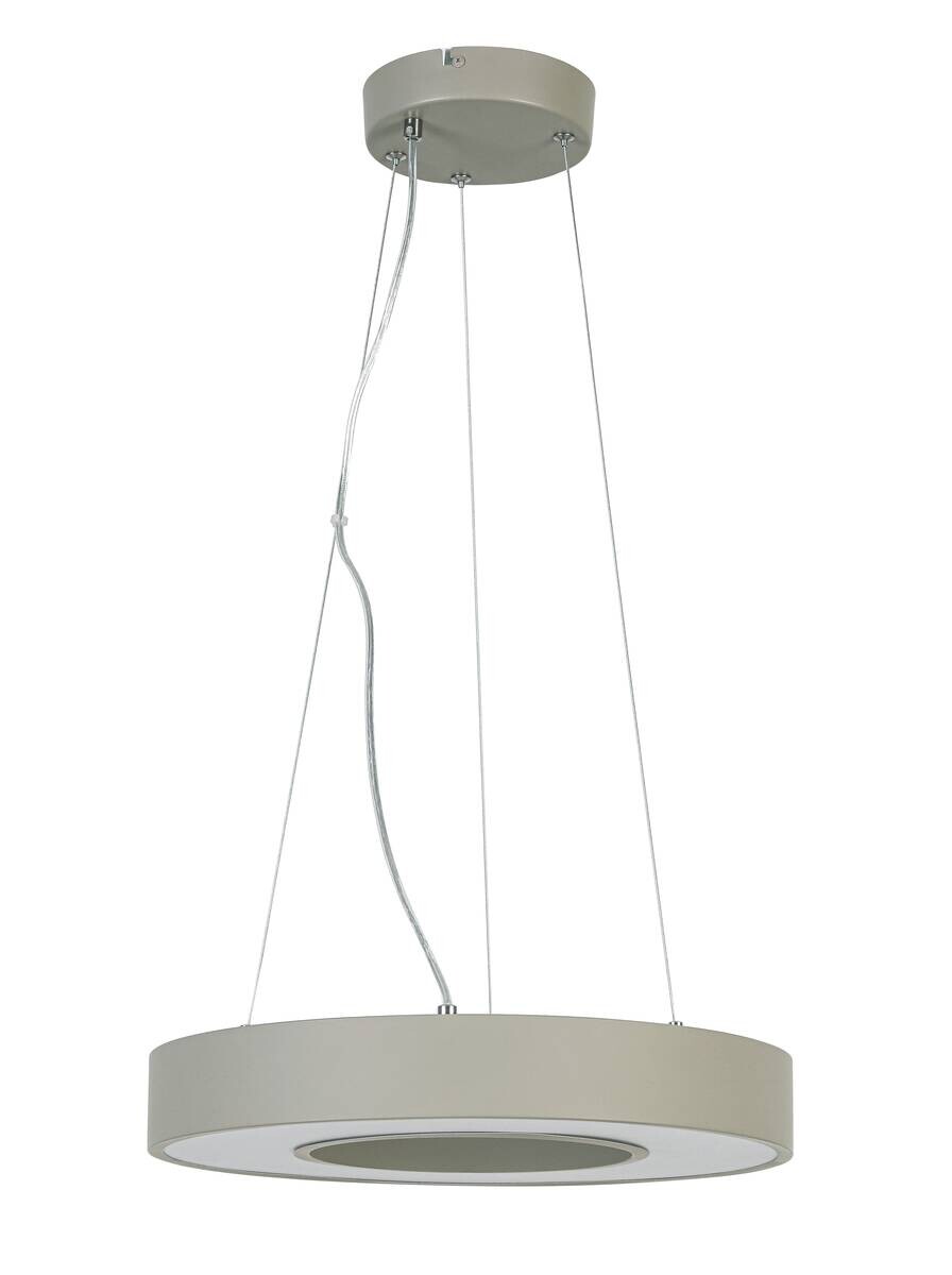 Nolo LED-Pendelleuchte Rayan sand Metall H/D: ca. 120x40 cm