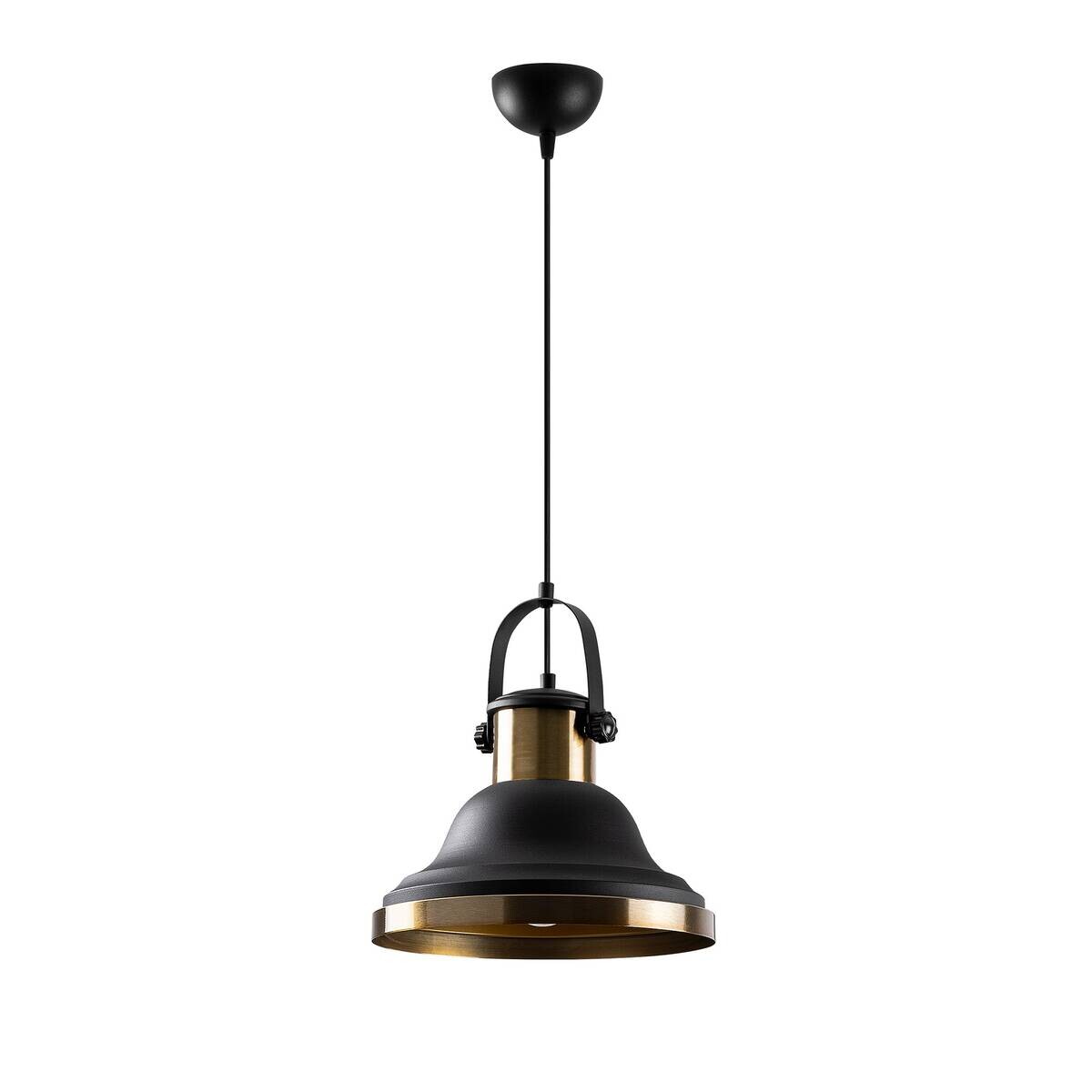 Opviq Pendelleuchte schwarz B/H/T: ca. 30x136x30 cm E27 1 Brennstellen