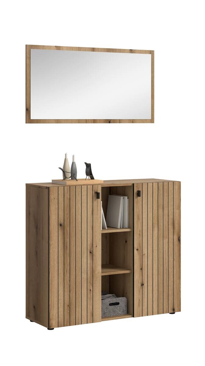 Garderobenset STATION Evoke Oak Nachbildung B/H/T: ca. 106x192x37 cm