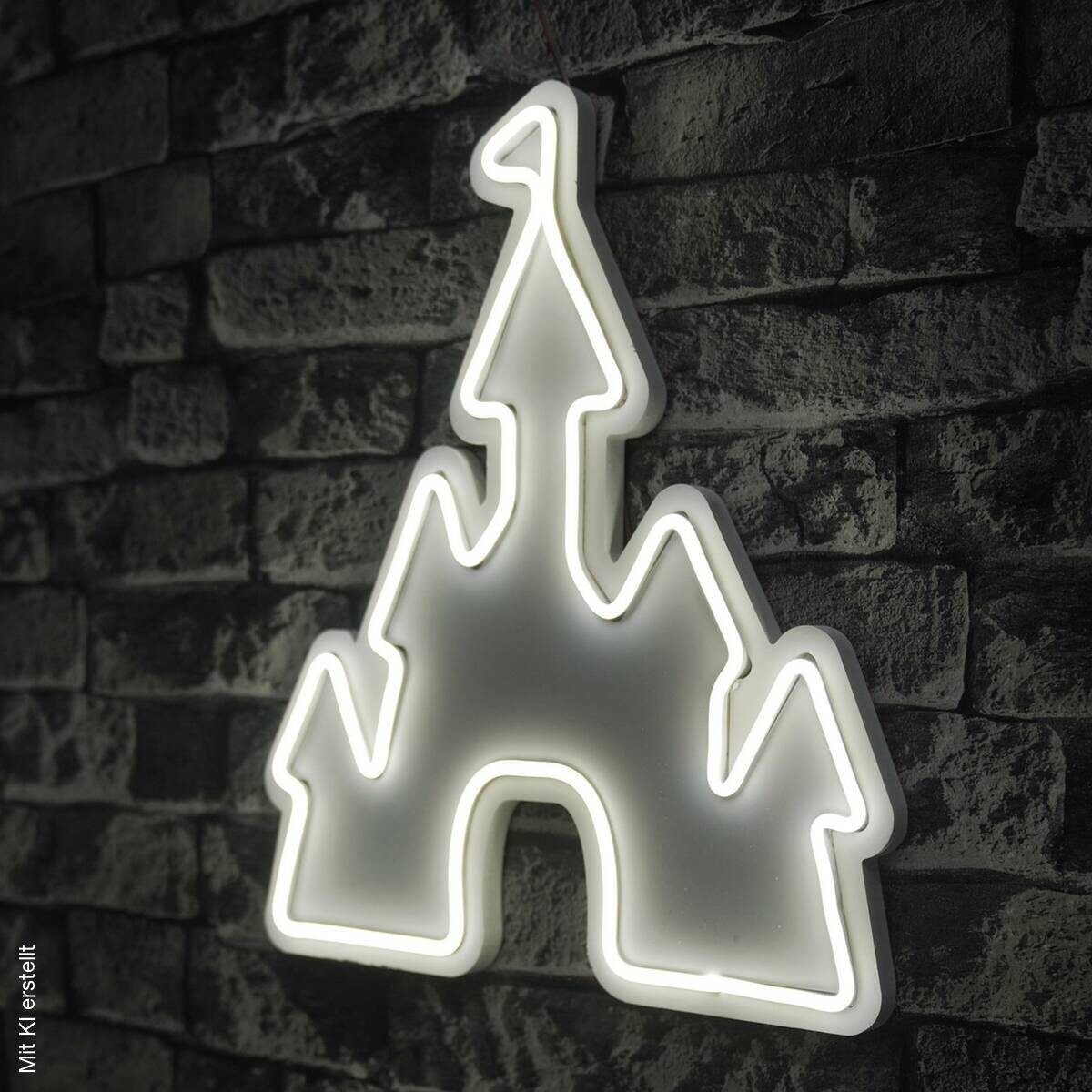Opviq LED-Wandleuchte weiß PVC B/H/T/L: ca. 35x40x3x35 cm