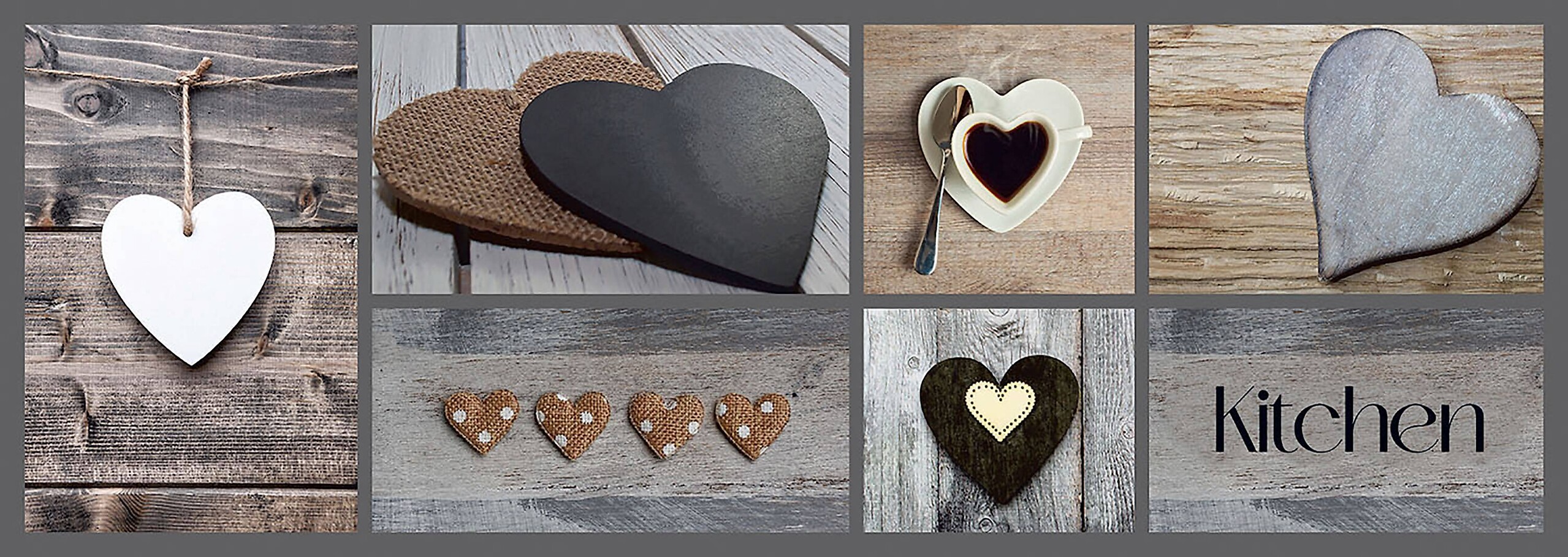 Küchenläufer Cook&Wash grau B/L: ca. 50x150 cm