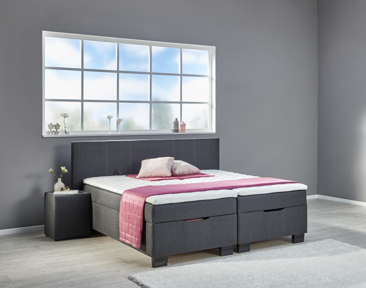 Boxbett Trevi anthrazit Liegefläche B/L: ca. 180x200 cm