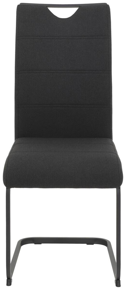 Schwingstuhl Mars schwarz Webstoff B/H/T: ca. 43x99x60 cm