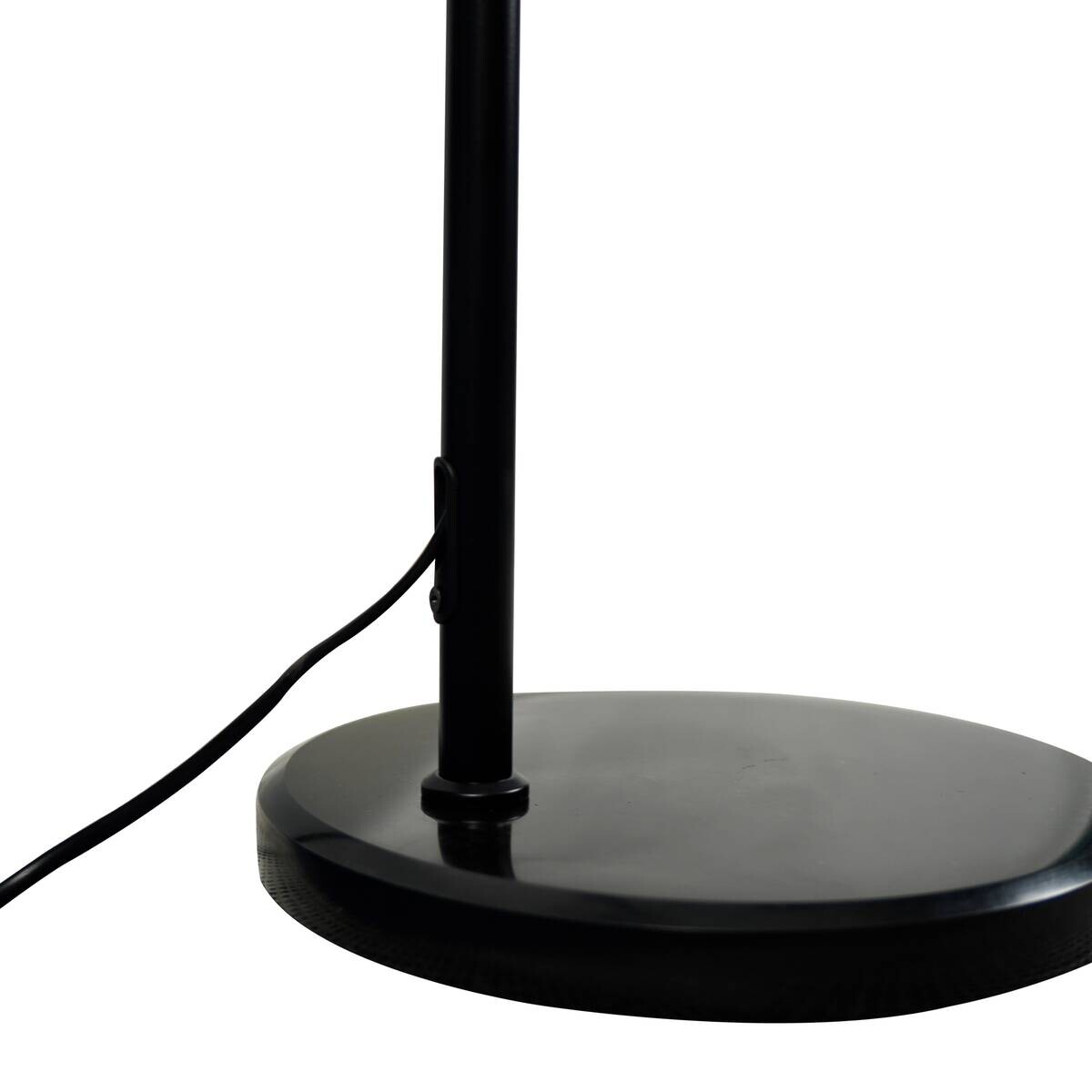 POCOline Stehlampe Olga schwarz Metall B/H/L: ca. 86x175x25 cm E27 1 Brennstellen