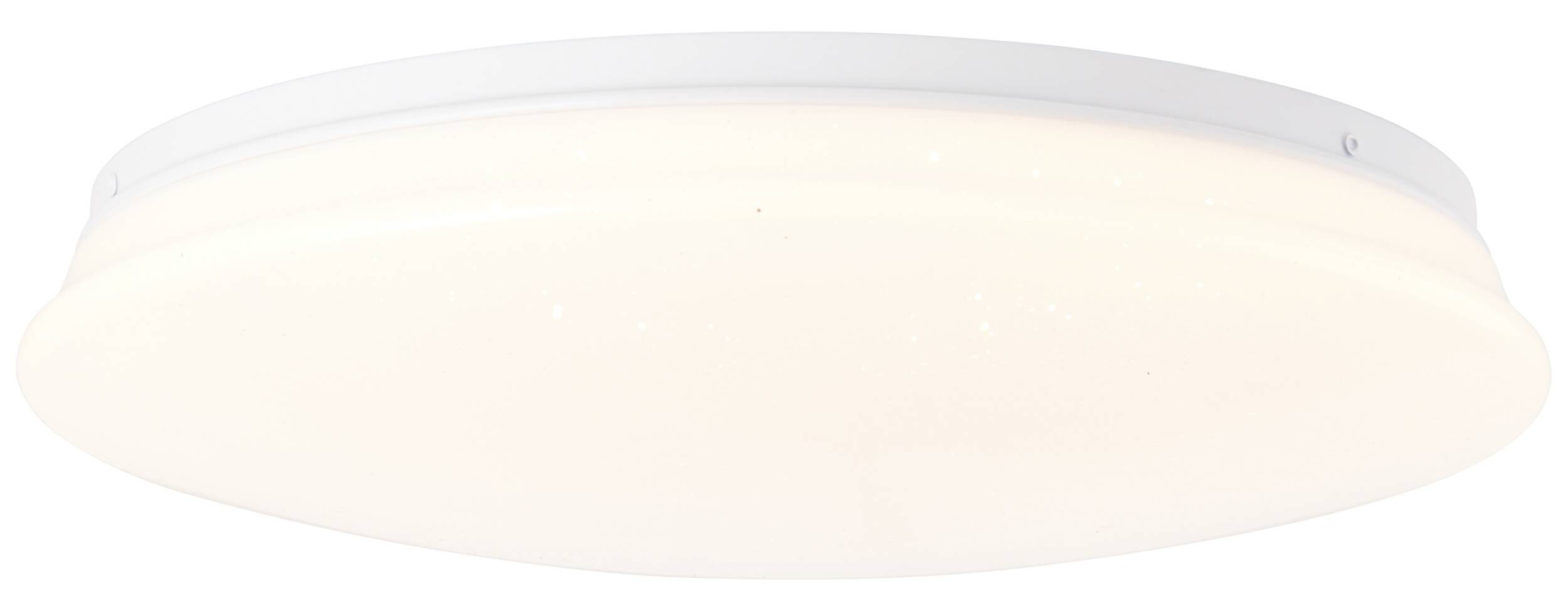 Brilliant Deckenleuchte Farica G97133/05 weiß warmweiß Kunststoff Glas B/H/T/D: ca. 33x7x33x33 cm null 1 Brennstellen