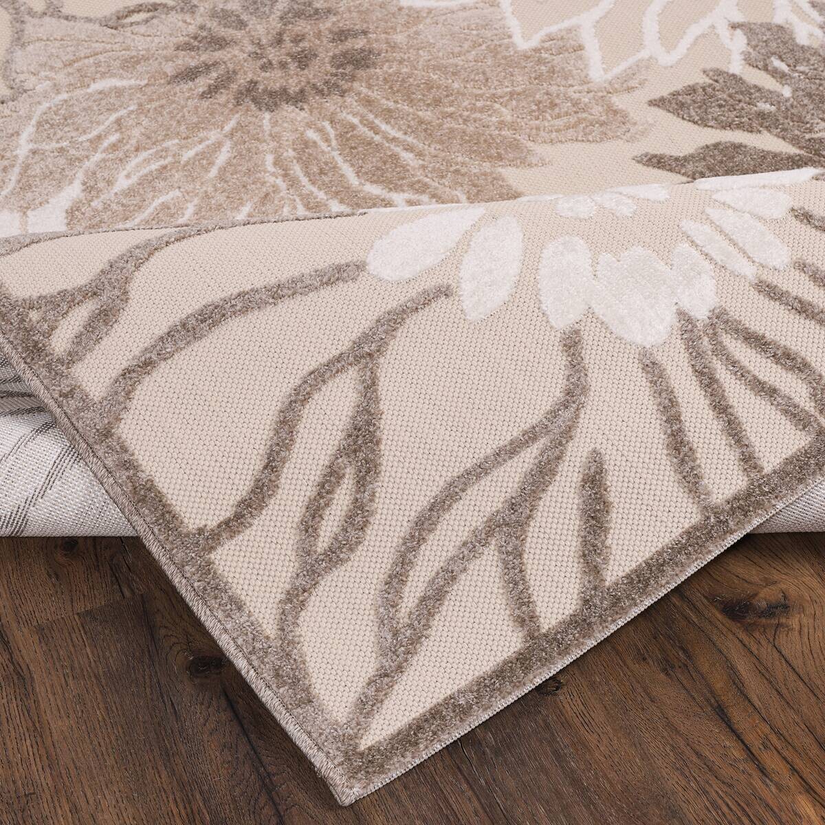 Sanat Outdoorteppich FLORAL creme B/L: ca. 140x200 cm