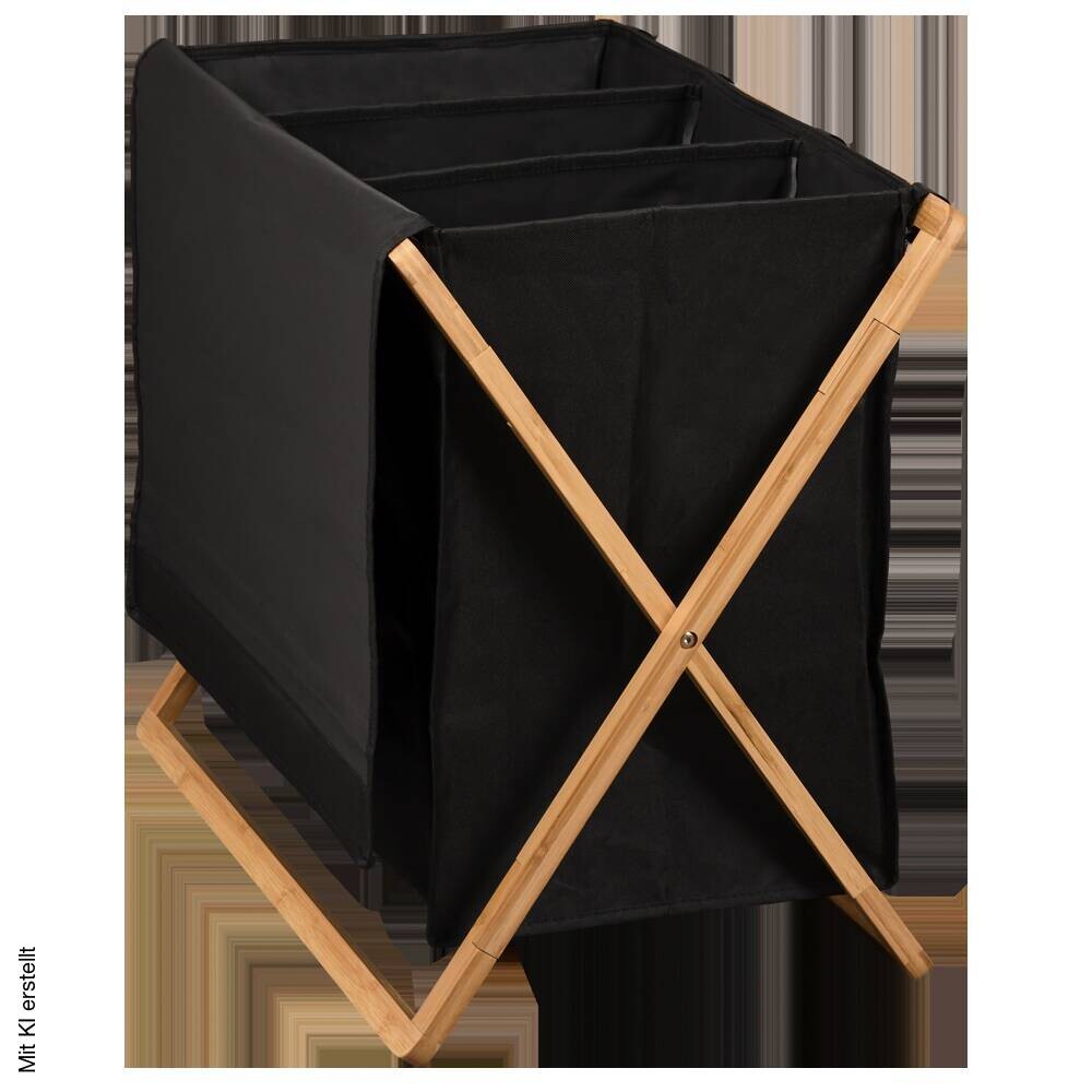 Kesper Wäschesammler braun Polyester B/H/L: ca. 19,5x7,5x71,3 cm