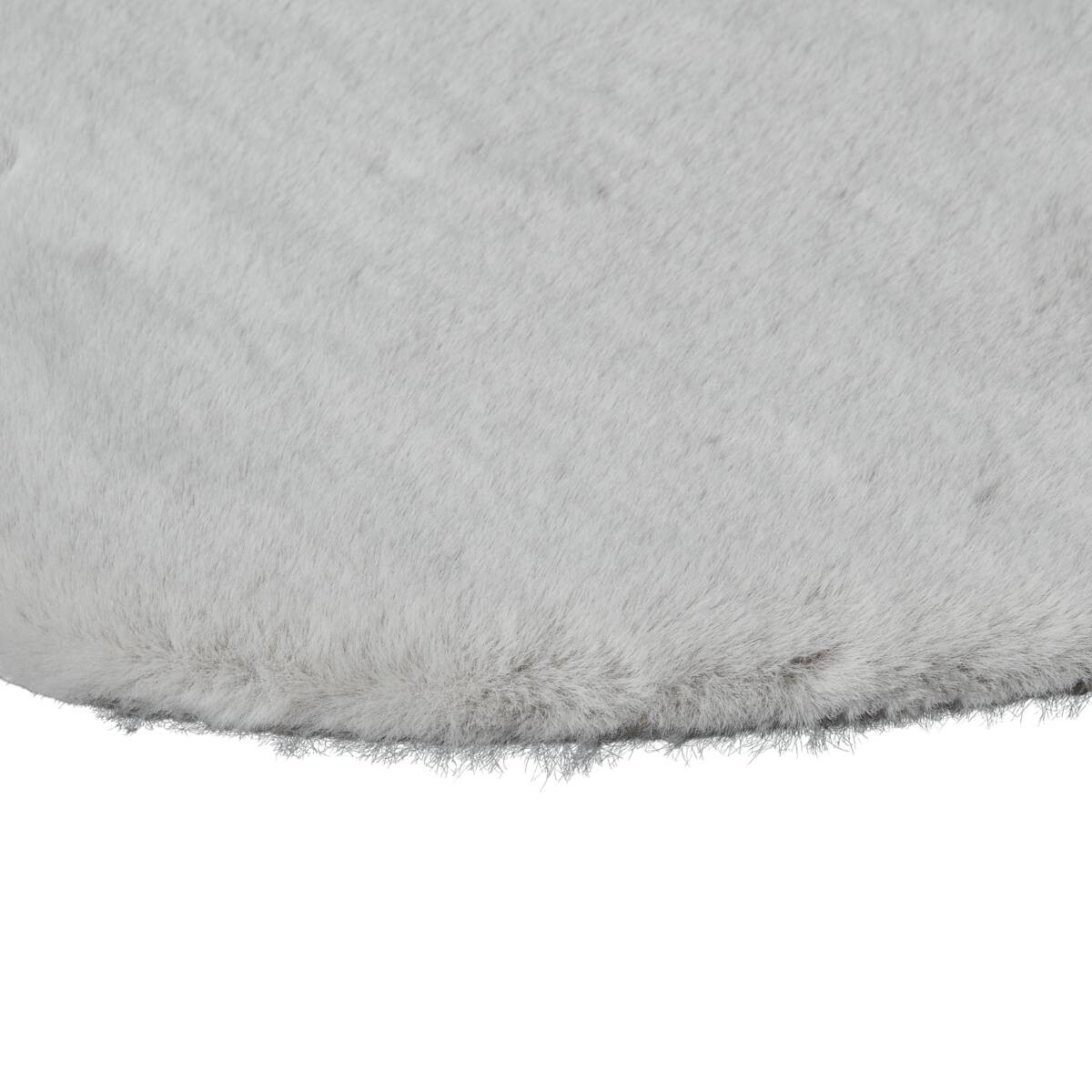 Fellimitat Mats silber B/L: ca. 60x90 cm