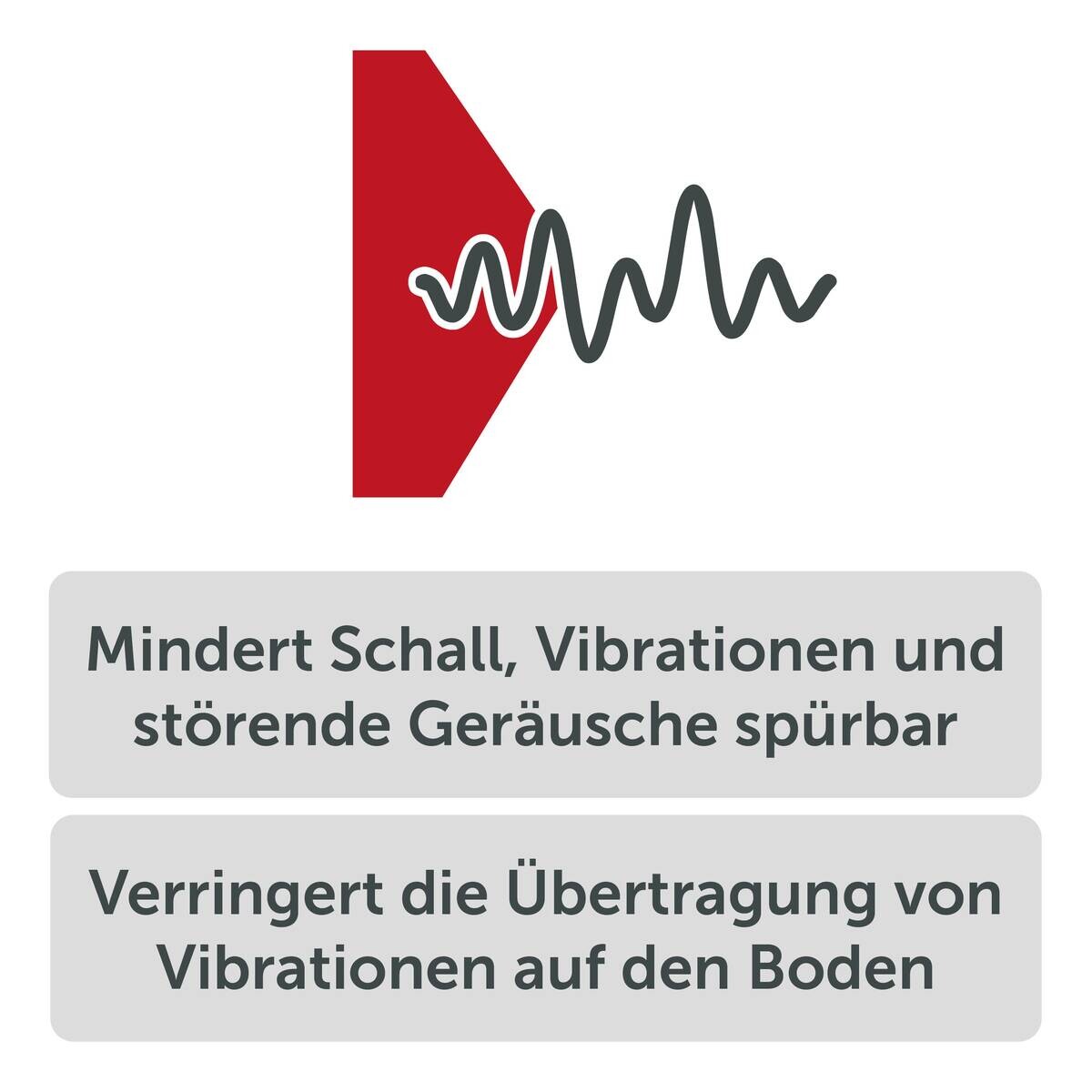 Eisl Gummi-Antivibrationsmatte schwarz Gummi