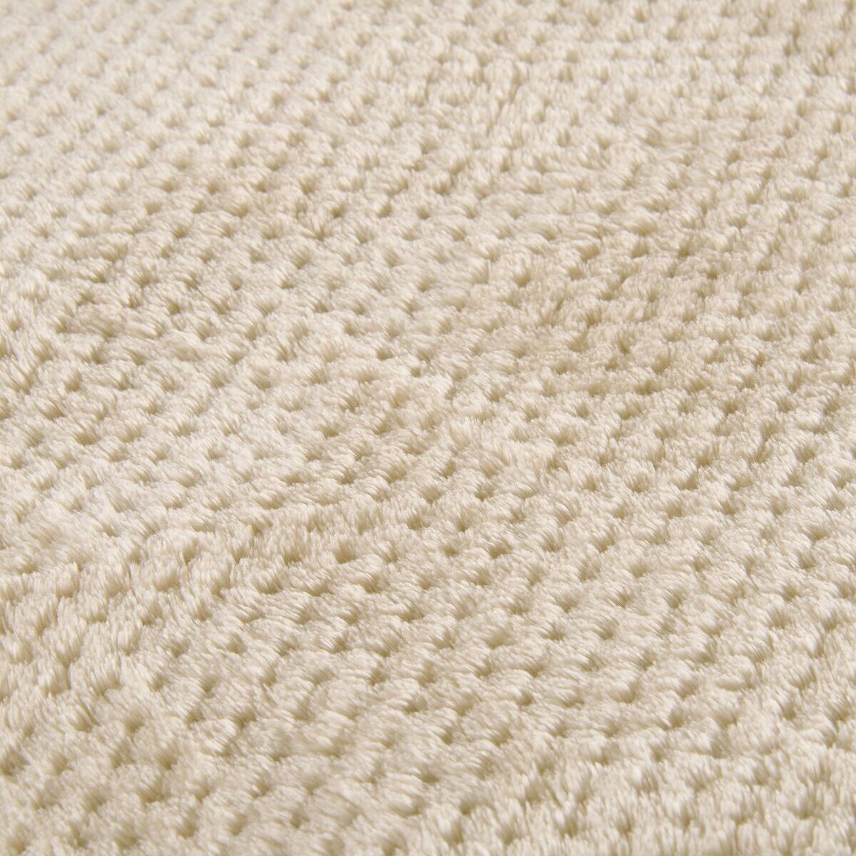 Wohndecke Flanell beige Polyester B/L: ca. 220x240 cm