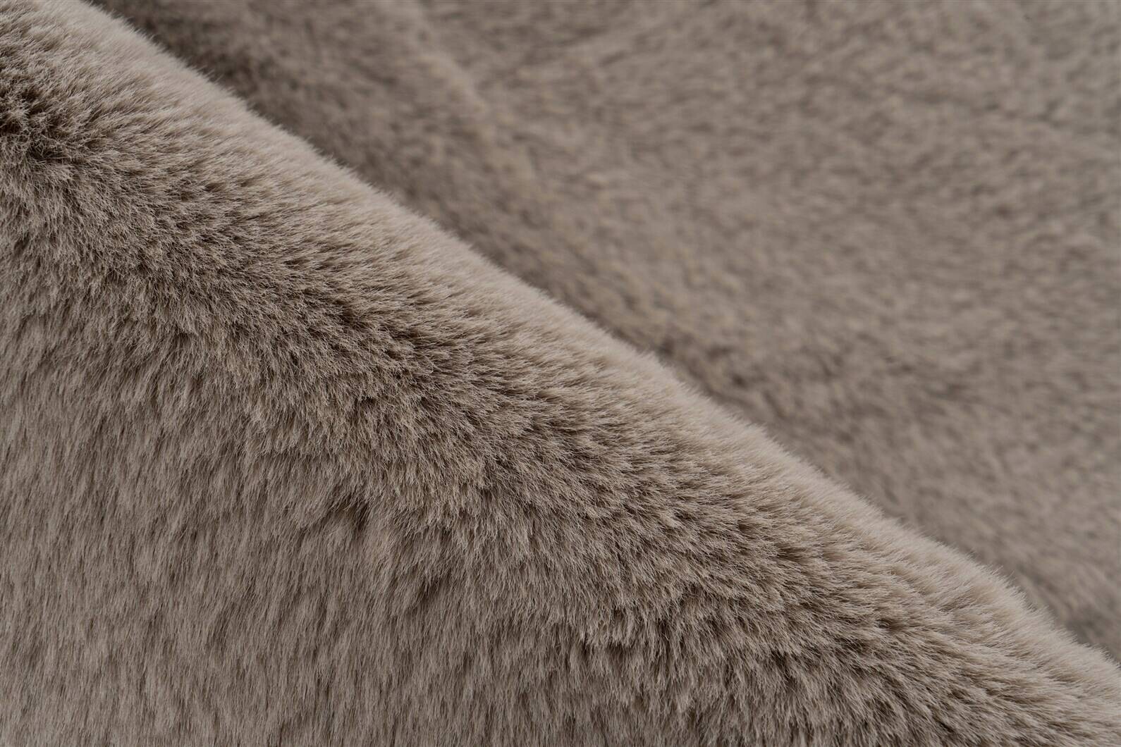 Kayoom Kurzflorteppich Badematte Rabbit Light 225 sand B/H/L: ca. 50x2,4x90 cm