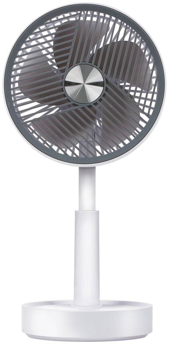 Tischventilator 871125243631 grau Kunststoff B/H/L: ca. 13x22x13,5 cm