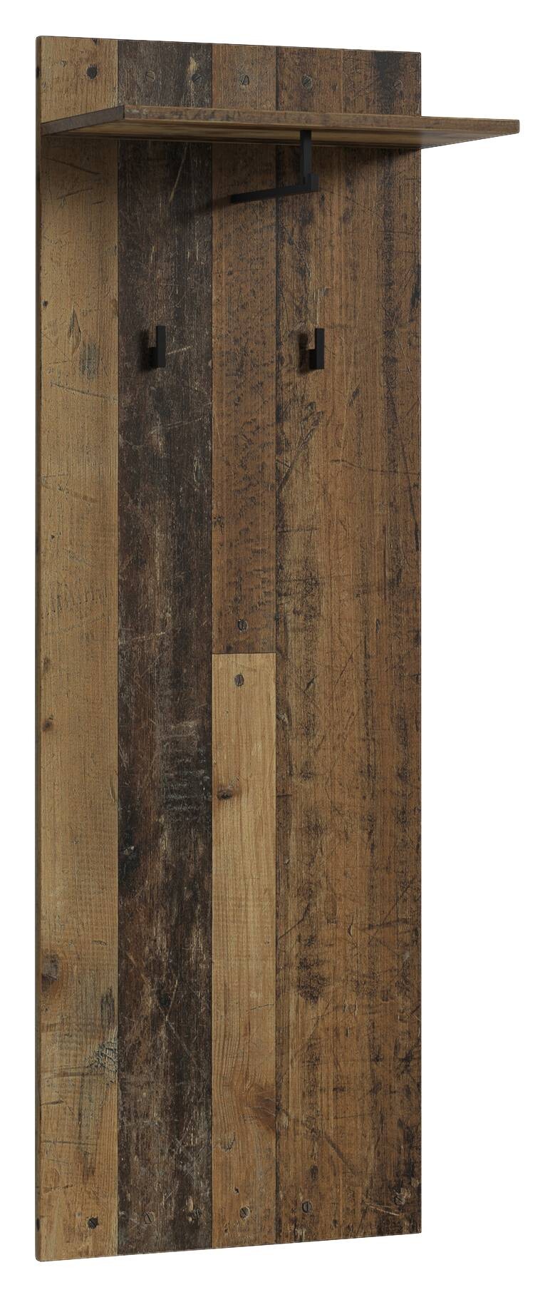 Wandpaneel JAKOB Eiche Old Wood Nachbildung Holzwerkstoff B/H/T: ca. 48x140x28 cm