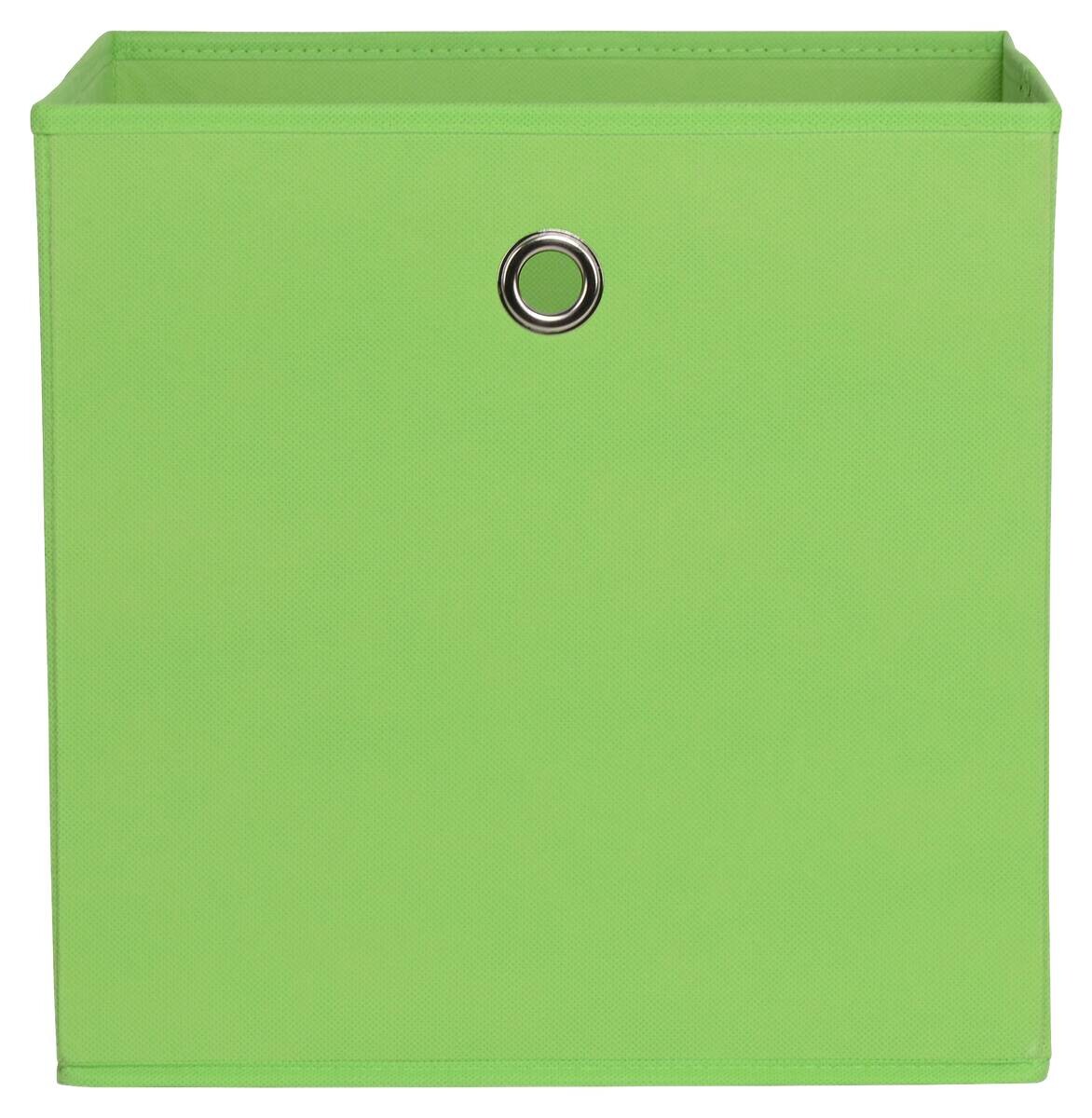 Stoffbox grün B/H/T: ca. 32x32x32 cm