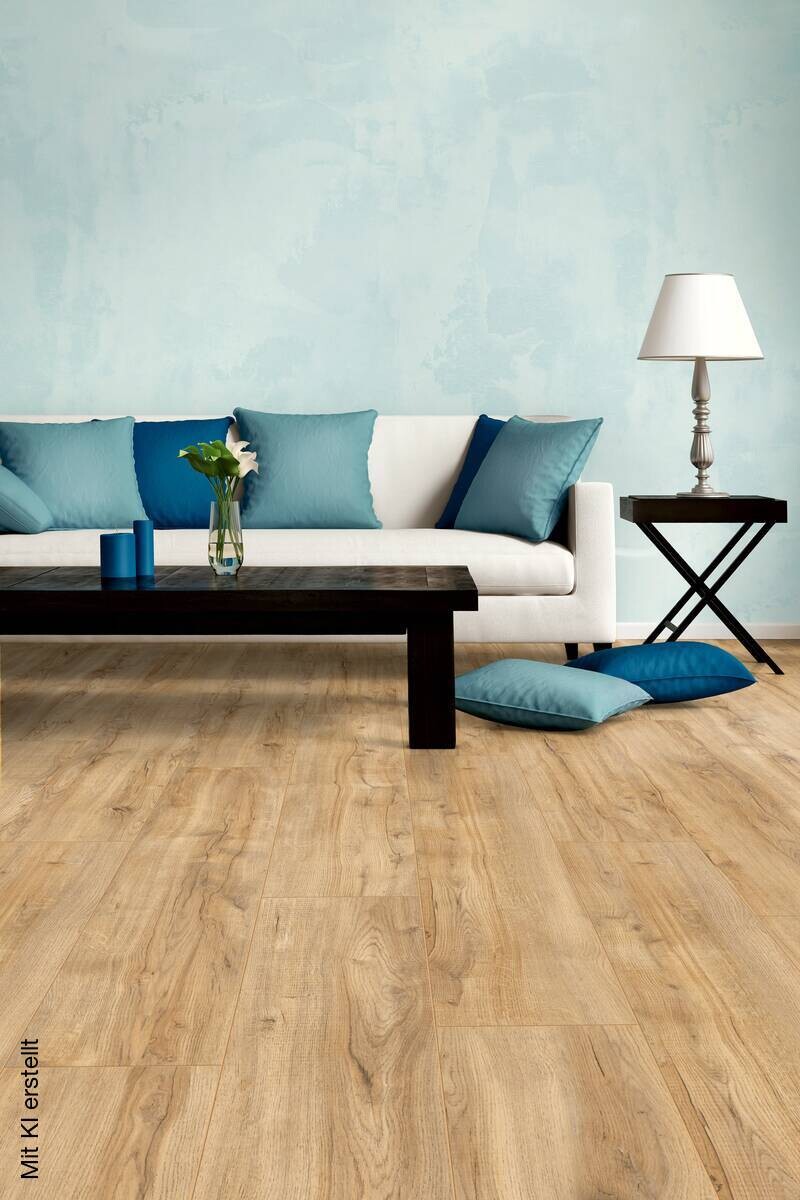 Laminatboden Montmelo Eiche natur ca.2,694 m² B/L: ca. 24,4x138 cm pro Paket