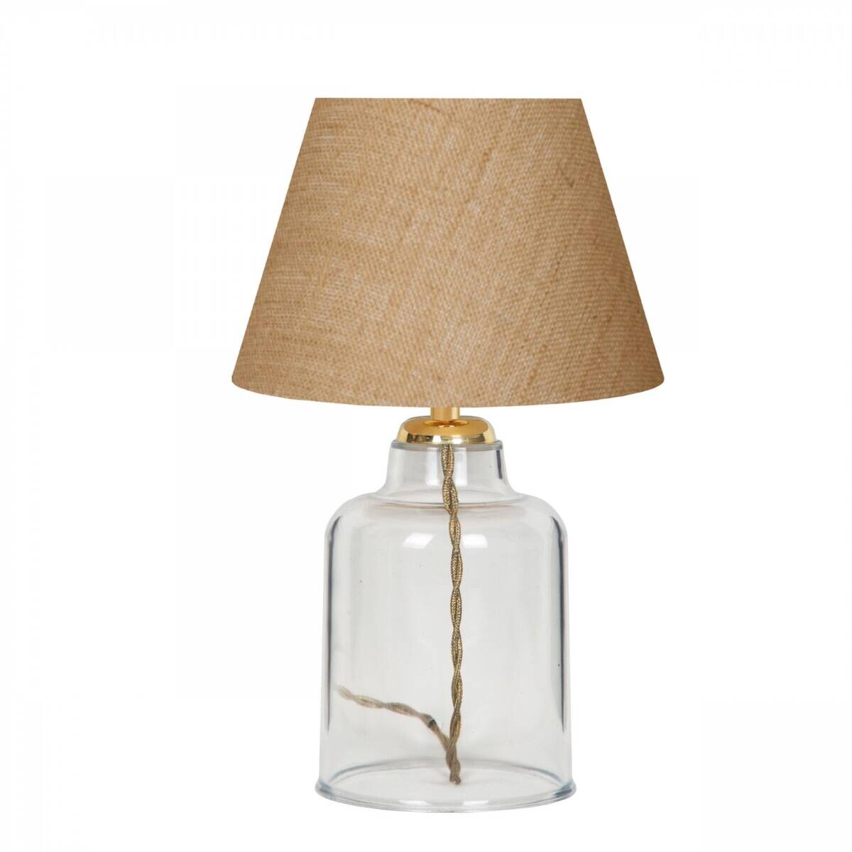 Opviq Tischleuchte AYD-3138 creme B/H/T/L/D: ca. 22x30x22x22x22 cm E27 1 Brennstellen