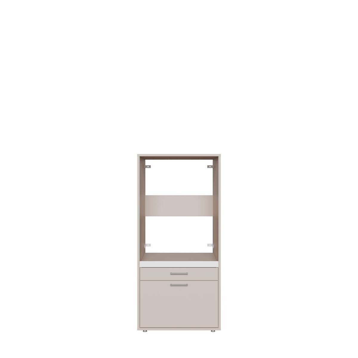 Washcab Waschmaschinenschrank beige Holzwerkstoff