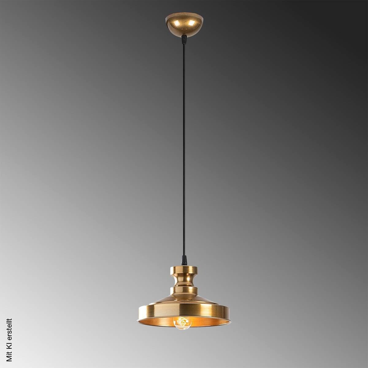 Opviq Pendelleuchte Berceste gold Metall B/H/T/L/D: ca. 22x109x22x22x22 cm E27 1 Brennstellen