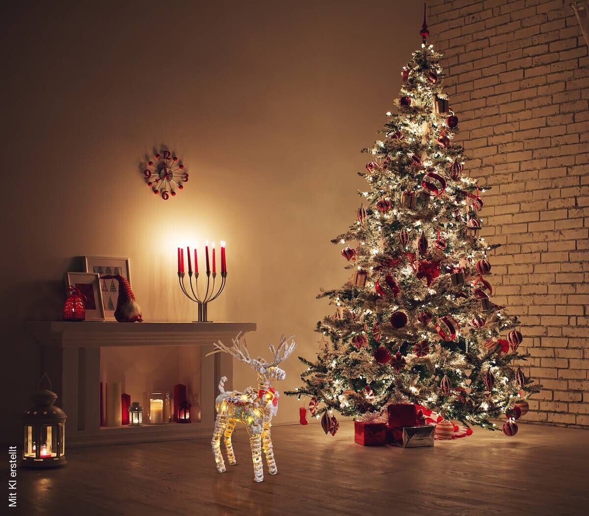 Näve Leuchten LED-Dekoleuchte Rentier